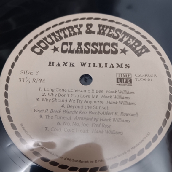 VTG. Hank Williams Country & Western Box Set (3) Time/Life - Picture 4 of 11